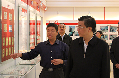 福建省委常委、省紀委書記倪岳峰調研虹潤公司